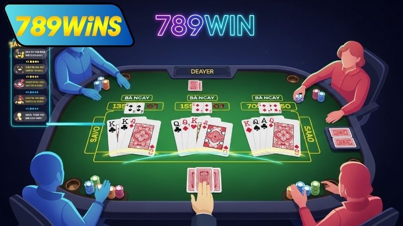 Chơi bài ba cây online bằng tiền thật